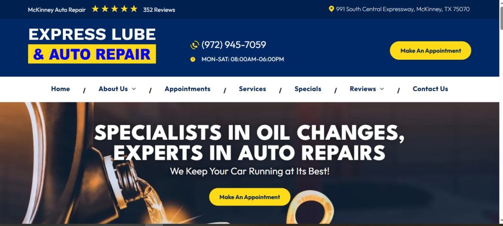 EXPRESS LUBE & COMPLETE AUTO REPAIR