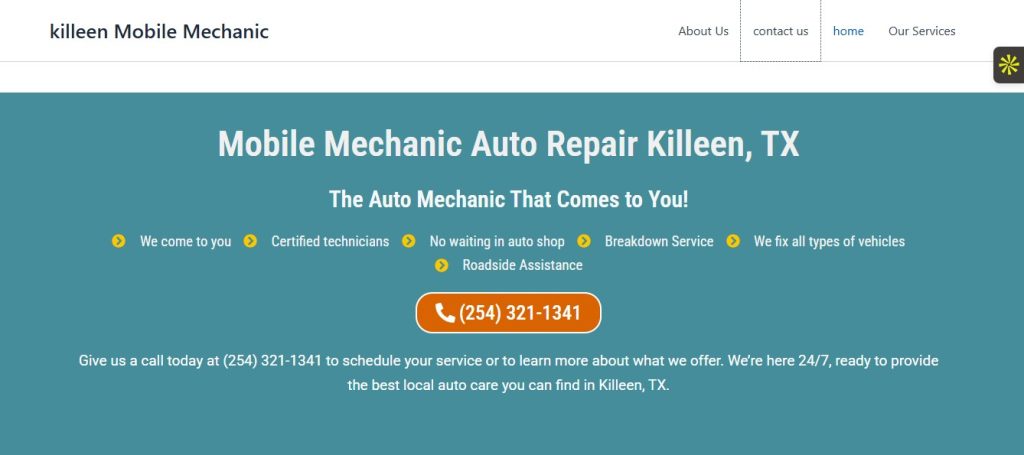 killeen Mobile Mechanic