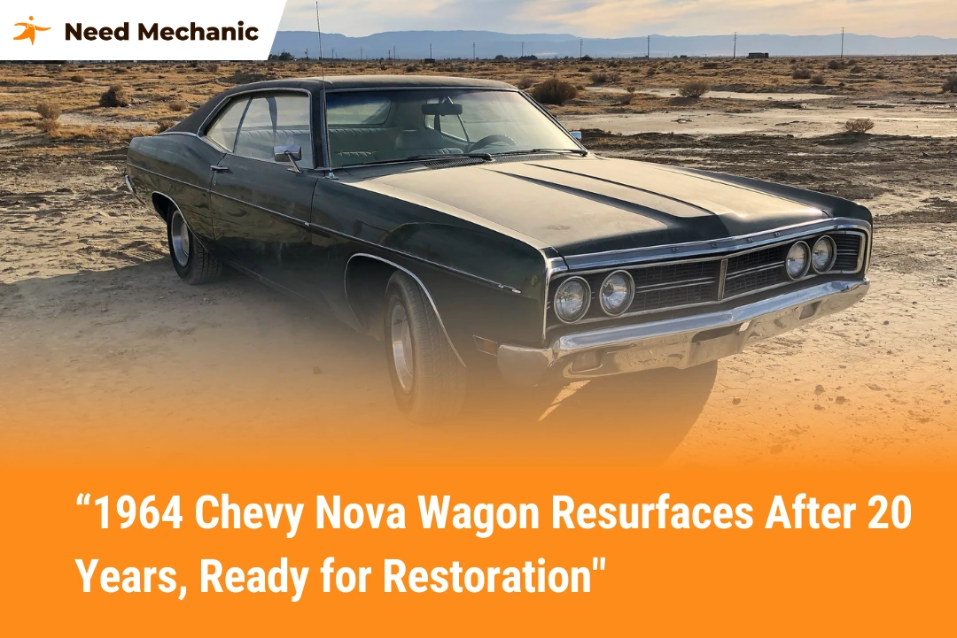 1964 Chevy Nova Wagon Resurfaces After 20 Years, Ready for Restoration