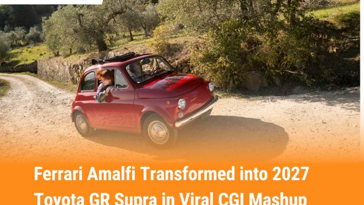 Ferrari Amalfi Transformed into 2027 Toyota GR Supra in Viral CGI Mashup