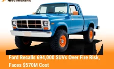 Ford Recalls 694,000 SUVs Over Fire Risk, Faces 570M Cost