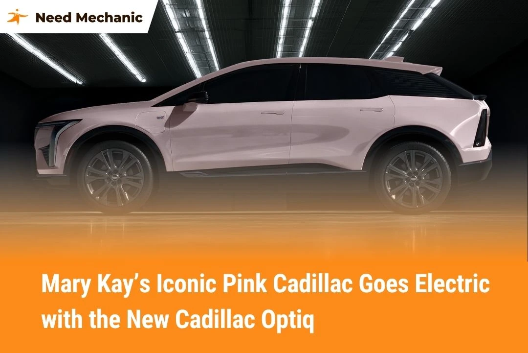 Mary Kay’s Iconic Pink Cadillac Goes Electric with the New Cadillac Optiq