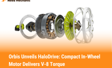 Orbis Unveils HaloDrive Compact In-Wheel Motor Delivers V-8 Torque