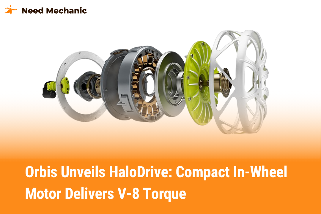 Orbis Unveils HaloDrive Compact In-Wheel Motor Delivers V-8 Torque