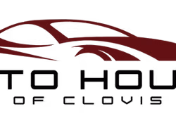 White and Red Modern Automotive Logo