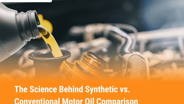 Close-up of motor oil being poured into engine during comparison of synthetic and conventional oils for engine performance and protection