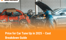Mechanic doing car tune-up in 2025 with cost breakdown guide