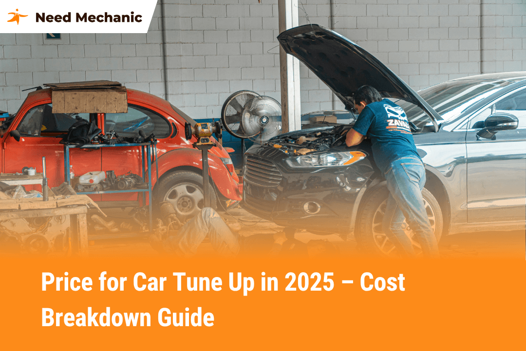 Mechanic doing car tune-up in 2025 with cost breakdown guide