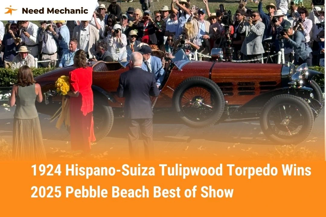 1924 Hispano-Suiza Tulipwood Torpedo Wins 2025 Pebble Beach Best of Show