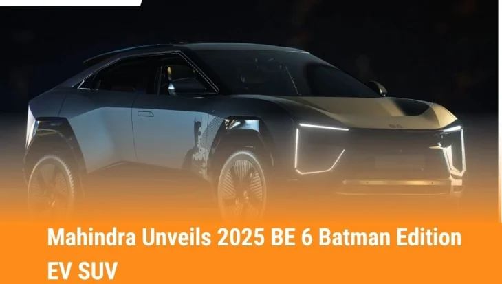 Mahindra Unveils 2025 BE 6 Batman Edition EV SUV