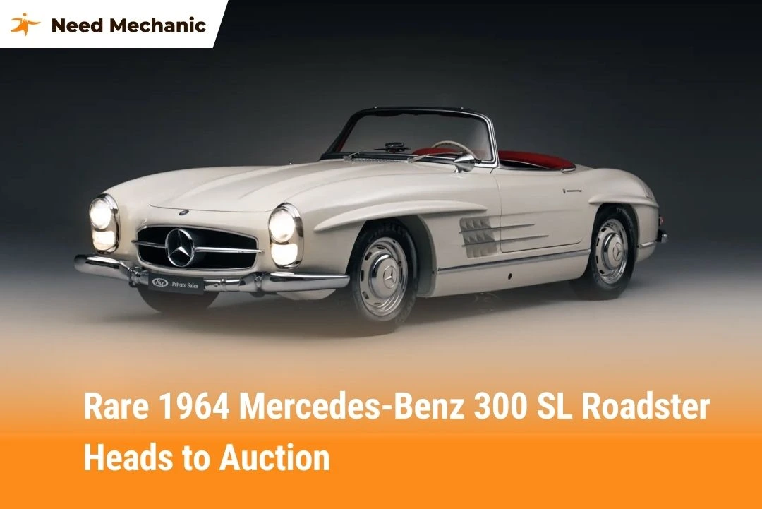 Rare 1964 Mercedes-Benz 300 SL Roadster Heads to Auction