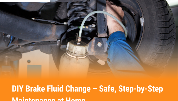 Mechanic performing DIY brake fluid change at home – Can I Change My Brake Fluid Myself guide