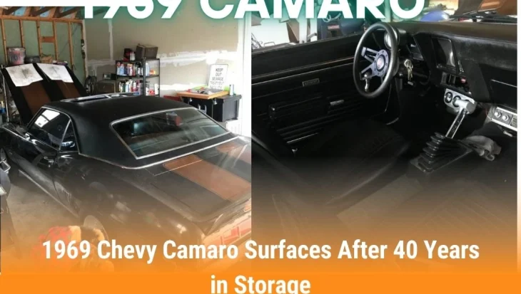 1969 Chevy Camaro Surfaces After 40 Years in Storage