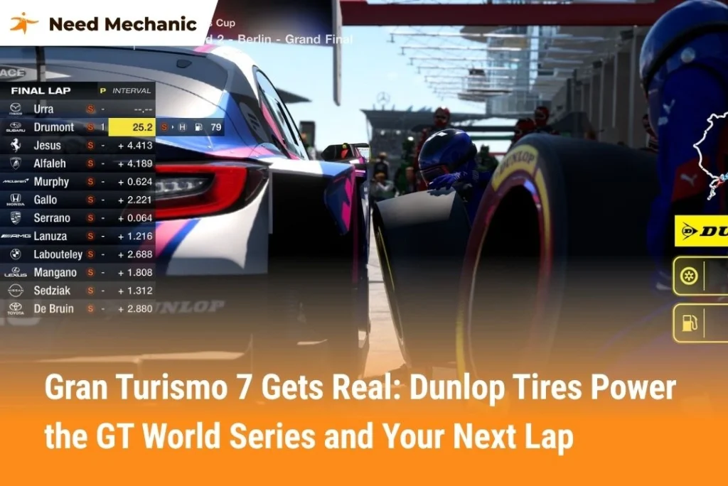 Gran Turismo 7 Gets Real Dunlop Tires Power the GT World Series and Your Next Lap