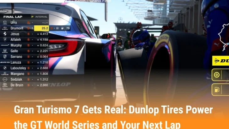 Gran Turismo 7 Gets Real Dunlop Tires Power the GT World Series and Your Next Lap
