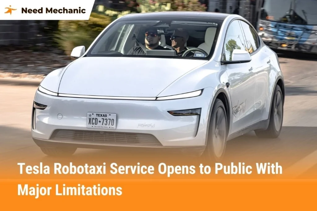Tesla Robotaxi Service Opens to Public With Major Limitations