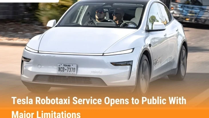 Tesla Robotaxi Service Opens to Public With Major Limitations