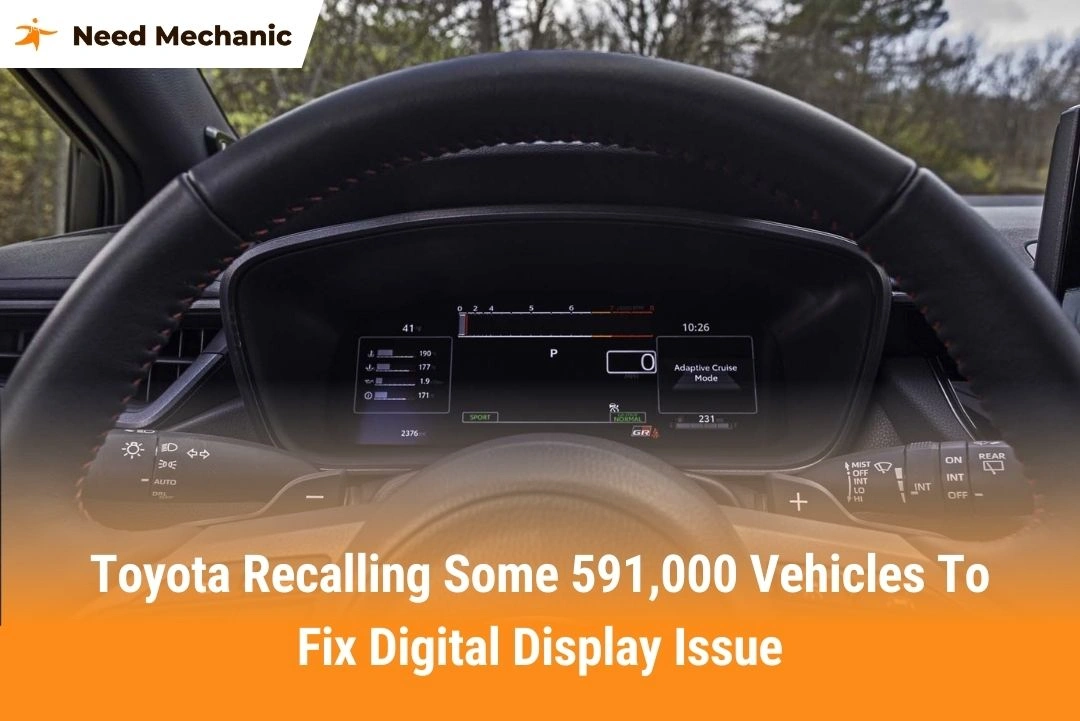 Toyota recall 2025 – dashboard screen goes black issue on 591,000 vehicles