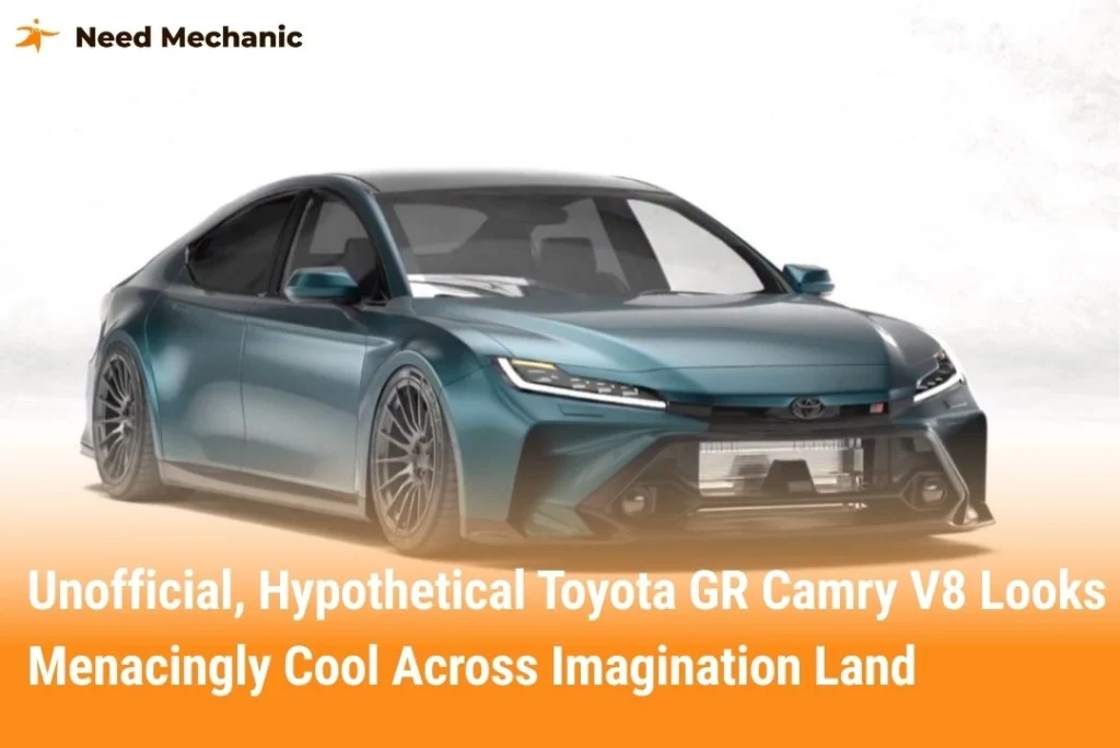 Unofficial, Hypothetical Toyota GR Camry V8 Looks Menacingly Cool Across Imagination Land