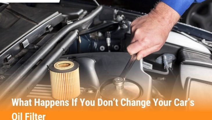 echanic replacing oil filter in a car engine, showing what happens if you don’t change oil filter and why regular filter maintenance prevents engine damage.