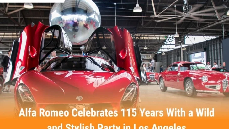 Alfa Romeo Celebrates 115 Years With a Wild and Stylish Party in Los Angeles