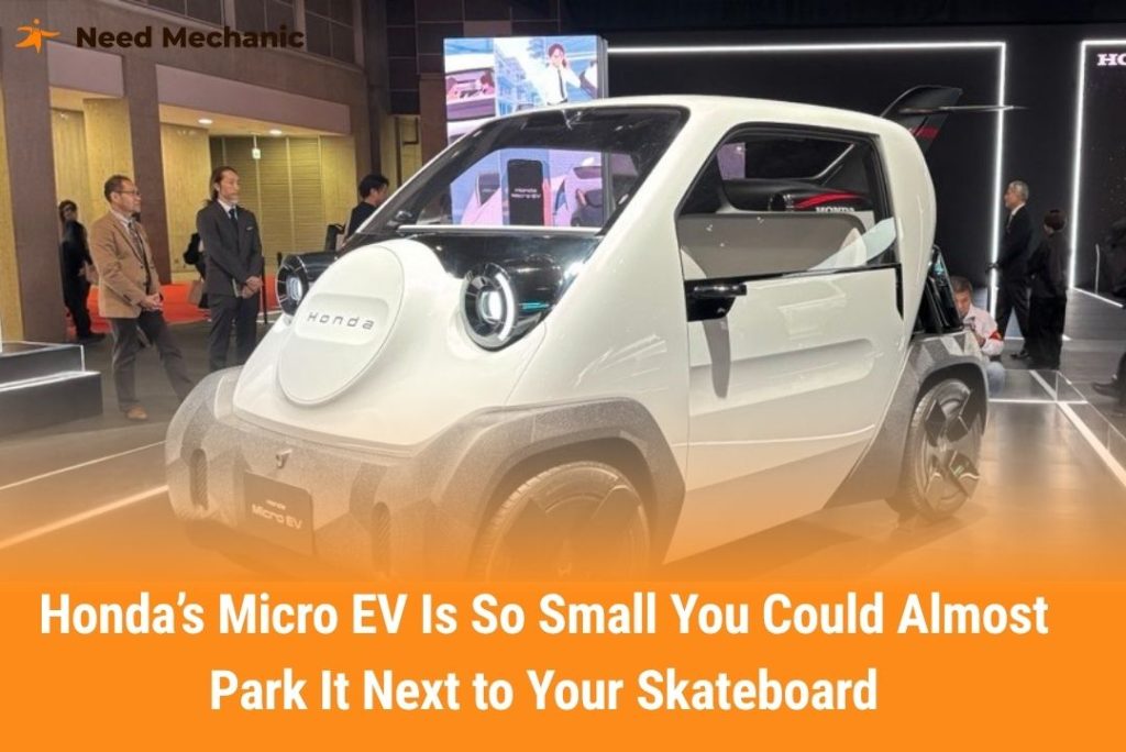 Honda’s Micro EV Is So Small You Could Almost Park It Next to Your Skateboard