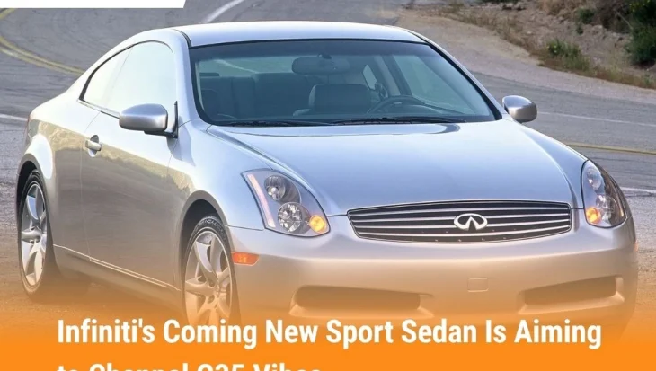 Infiniti's Coming New Sport Sedan Is Aiming to Channel G35 Vibes