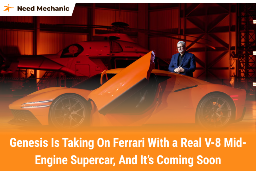 Genesis Is Taking On Ferrari With a Real V-8 Mid-Engine Supercar, And It’s Coming Soon