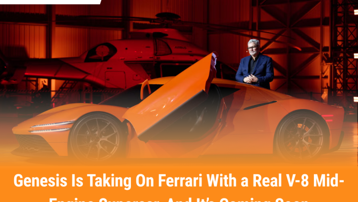 Genesis Is Taking On Ferrari With a Real V-8 Mid-Engine Supercar, And It’s Coming Soon