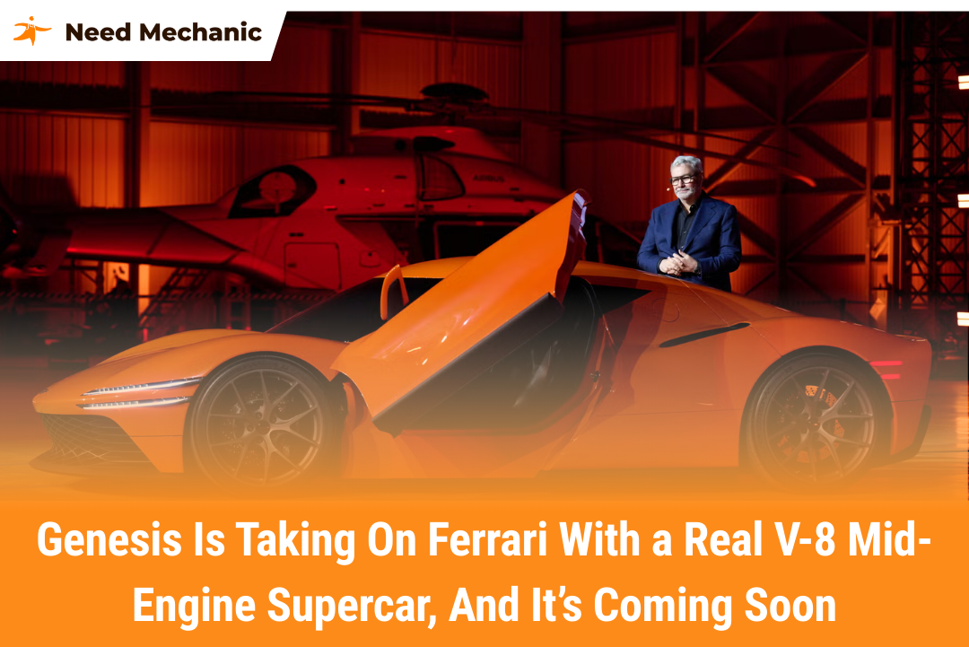 Genesis Is Taking On Ferrari With a Real V-8 Mid-Engine Supercar, And It’s Coming Soon