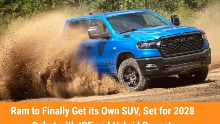 Ram to Finally Get its Own SUV, Set for 2028 Debut with ICE and Hybrid Power!