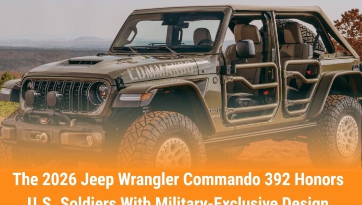 The 2026 Jeep Wrangler Commando 392 Honors U.S. Soldiers With Military-Exclusive Design