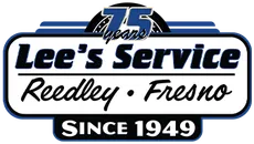 lees-service-automotive-logo-reedly-fresno-california-75-years-232w
