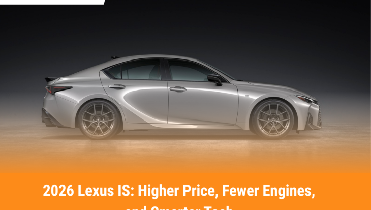 2026 Lexus IS: Higher Price, Fewer Engines, and Smarter Tech