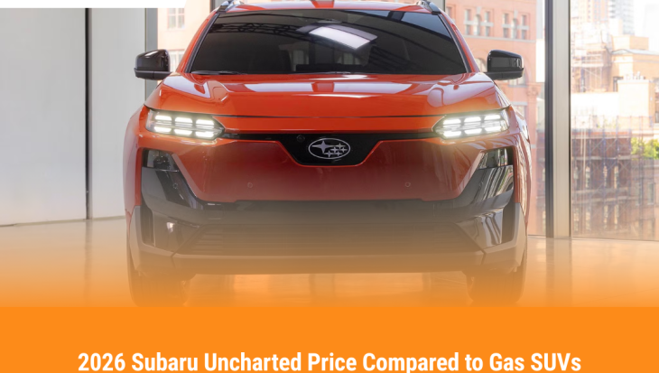 2026 Subaru Uncharted Price Compared to Gas SUVs