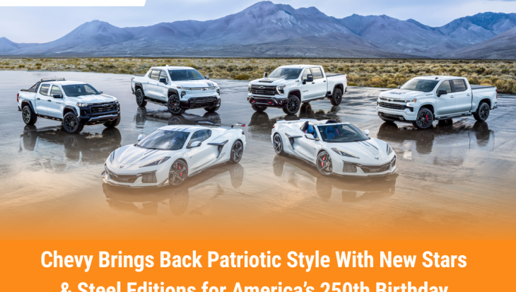 Chevy Brings Back Patriotic Style With New Stars & Steel Editions for America’s 250th Birthday