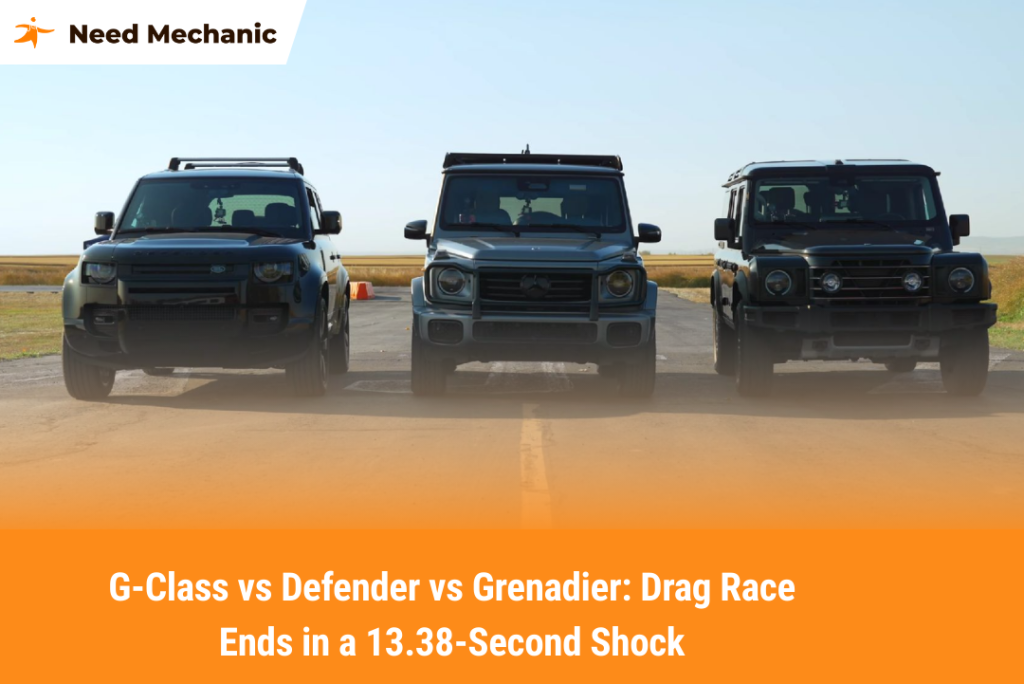 G-Class vs Defender vs Grenadier: Drag Race Ends in a 13.38-Second Shock