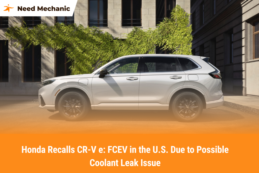 Honda Recalls CR-V e: FCEV in the U.S. Due to Possible Coolant Leak Issue