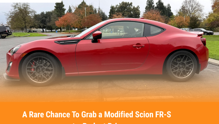 A Rare Chance To Grab a Modified Scion FR-S at a Budget Price