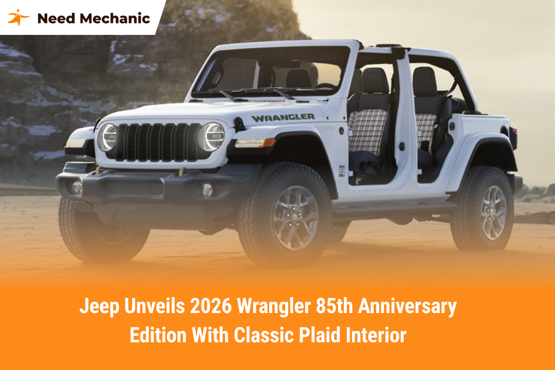 Jeep Unveils 2026 Wrangler 85th Anniversary Edition With Classic Plaid Interior