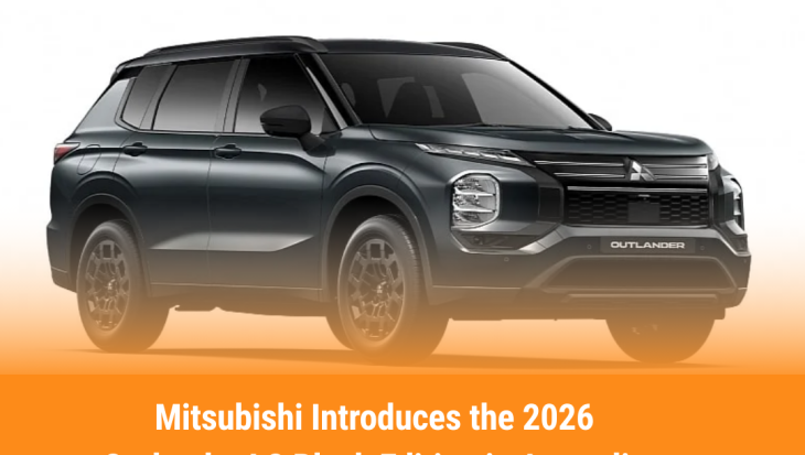 Mitsubishi Introduces the 2026 Outlander LS Black Edition in Australia