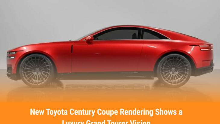 New Toyota Century Coupe Rendering Shows a Luxury Grand Tourer Vision