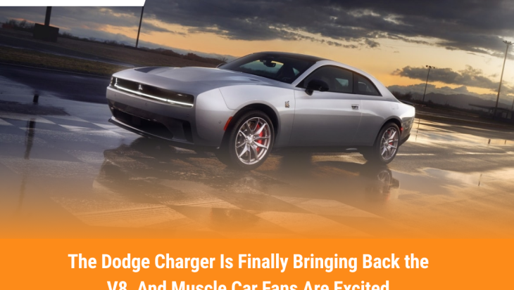 The Dodge Charger Is Finally Bringing Back the V8, And Muscle Car Fans Are Excited