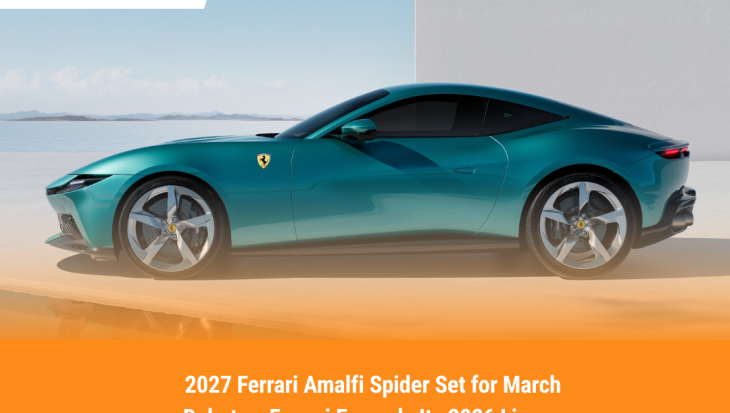 2027 Ferrari Amalfi Spider Set for March Debut as Ferrari Expands Its 2026 Lineup